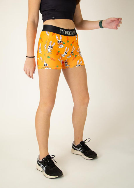 Women's Bad Bunny 3" 2-Pocket Compression Shorts XS S M L XL