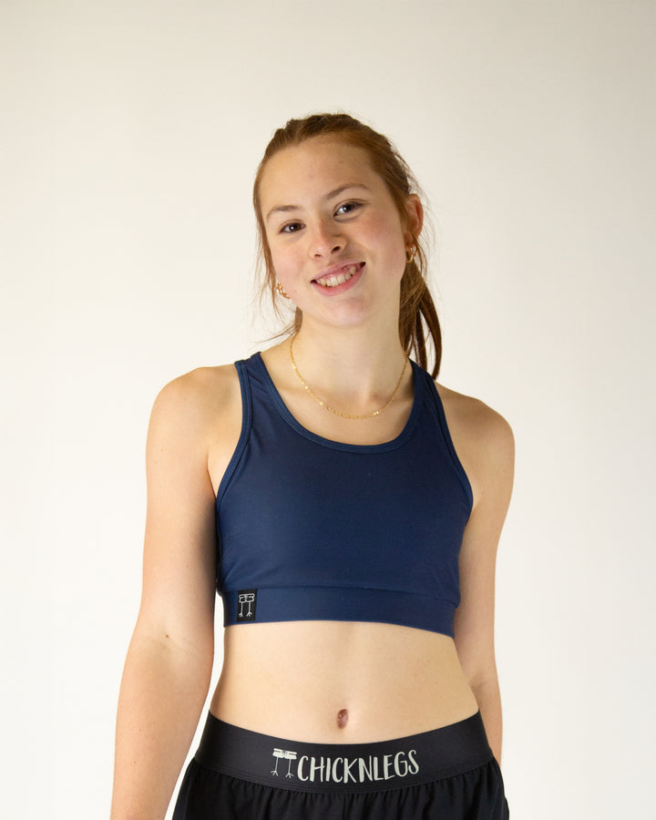 Women's Navy Blue OG Sports Bra XXS-XL