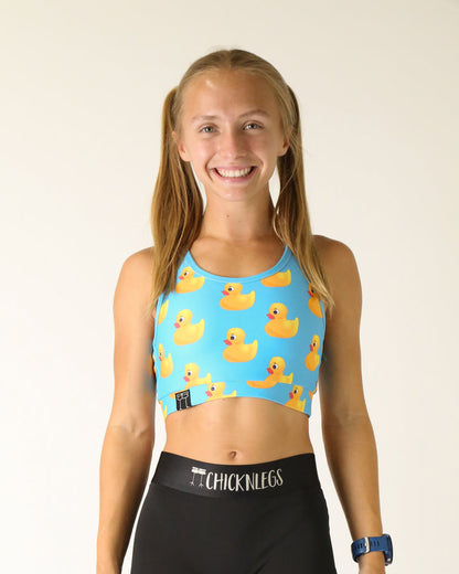 Women's Rubber Ducky OG Sports Bra XXS-XL