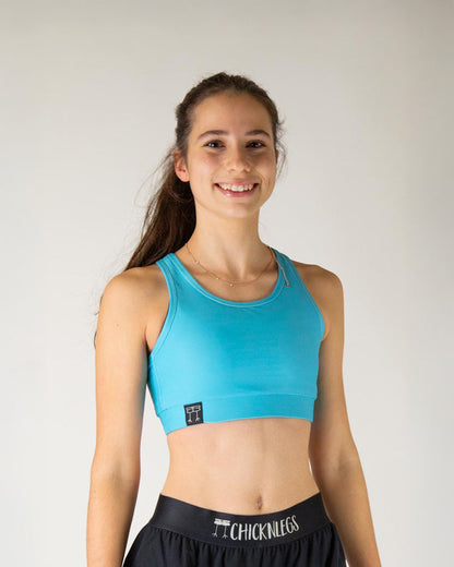 Women's Sky Blue OG Sports Bra XXS-XL