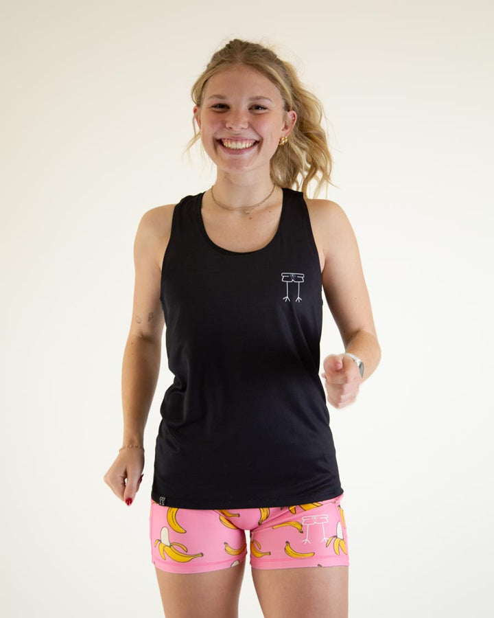 Women's Black Performance Singlet XXS-XL