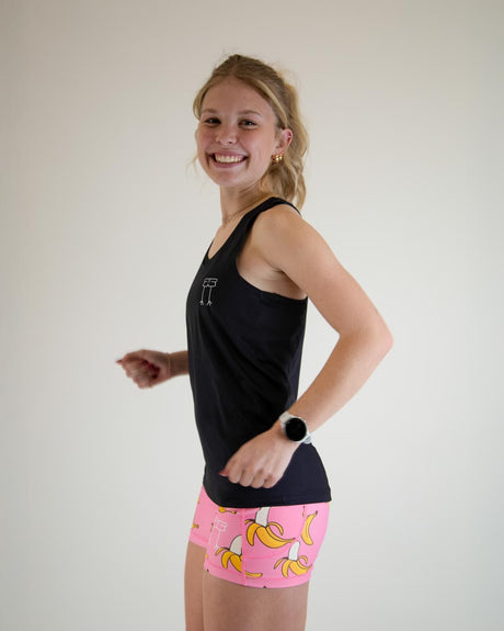 Women's Black Performance Singlet XXS-XL