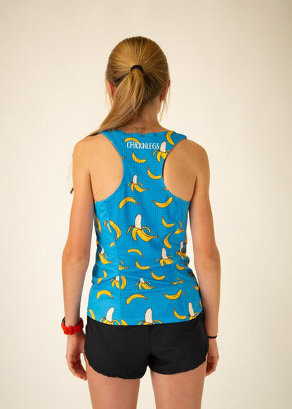 Women's Blue Bananas Performance Singlet XXS-XL