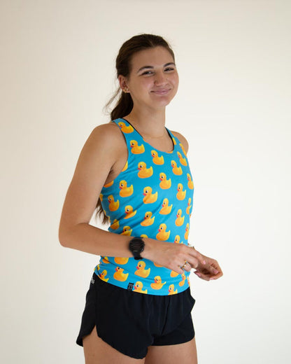 Women's Rubber Ducky Performance Singlet XXS-XL