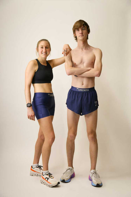 Women's Navy 3" 2-Pocket Compression Shorts XS S M L XL
