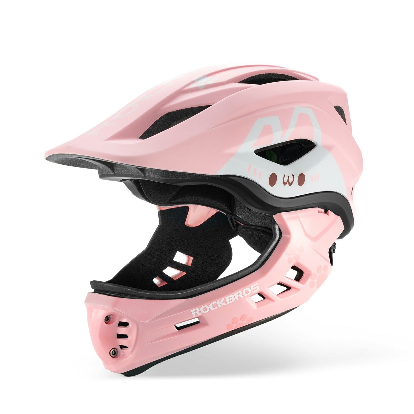 Kids Full-Face Bike Helmet Cartoon for Boys and Girls