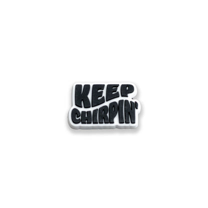 Keep Chirpin' Hockey Shoe Charm