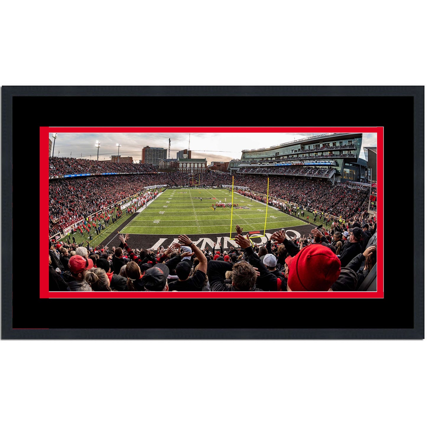 Framed Nippert Stadium Cincinnati Bearcats 16x24 NCAA Football Photo Professionally Matted