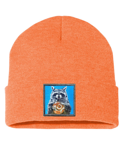 Cinnabun Bandit Raccoon Beanie