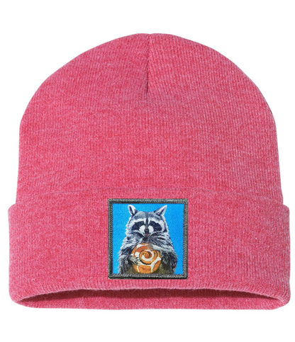 Cinnabun Bandit Raccoon Beanie