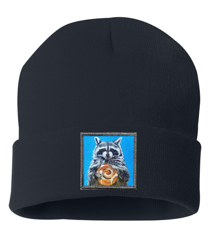 Cinnabun Bandit Raccoon Beanie