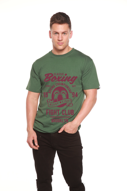 Classic Boxing Men's Bamboo Viscose/Organic Cotton Short Sleeve Graphic T-Shirt