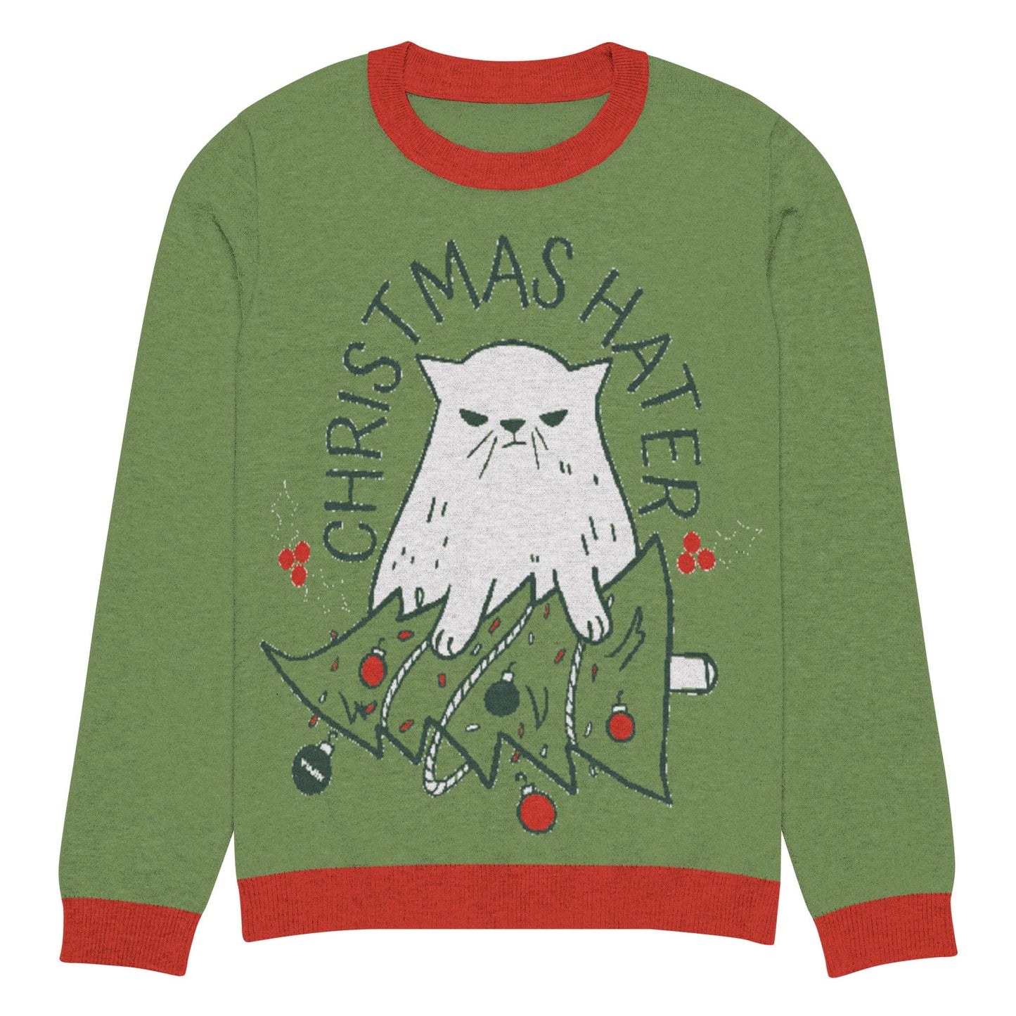 Christmas Hater Cat Sweatshirt