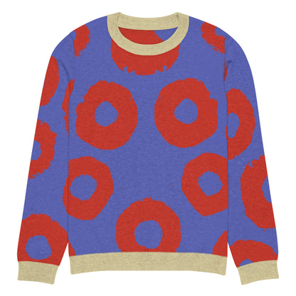 Phish Donut knitted crew neck sweater