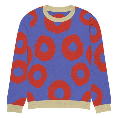 Phish Donut knitted crew neck sweater