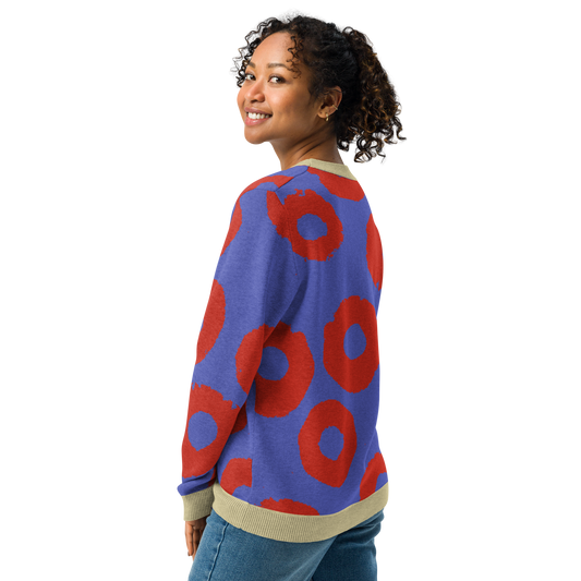Phish Donut knitted crew neck sweater