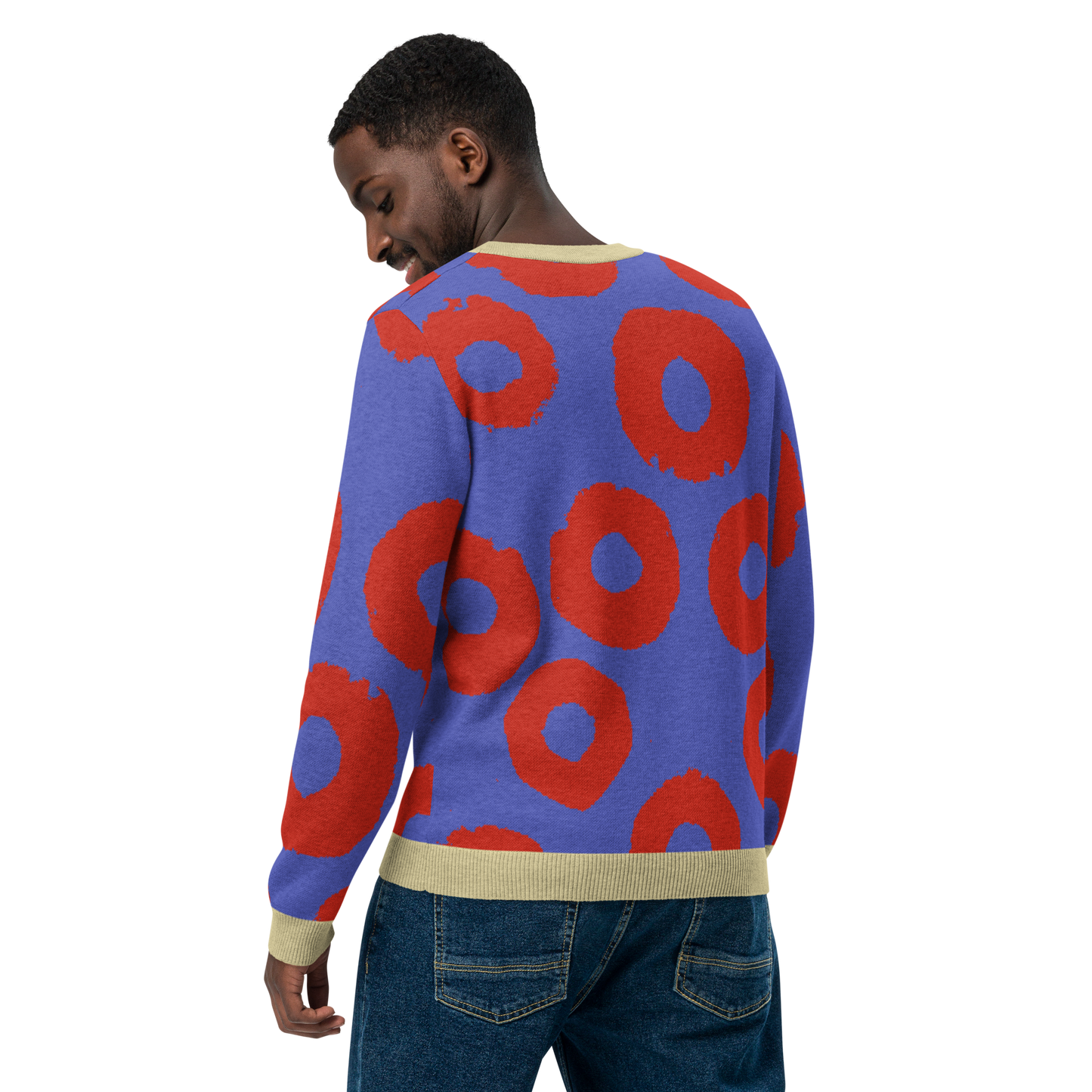 Phish Donut knitted crew neck sweater