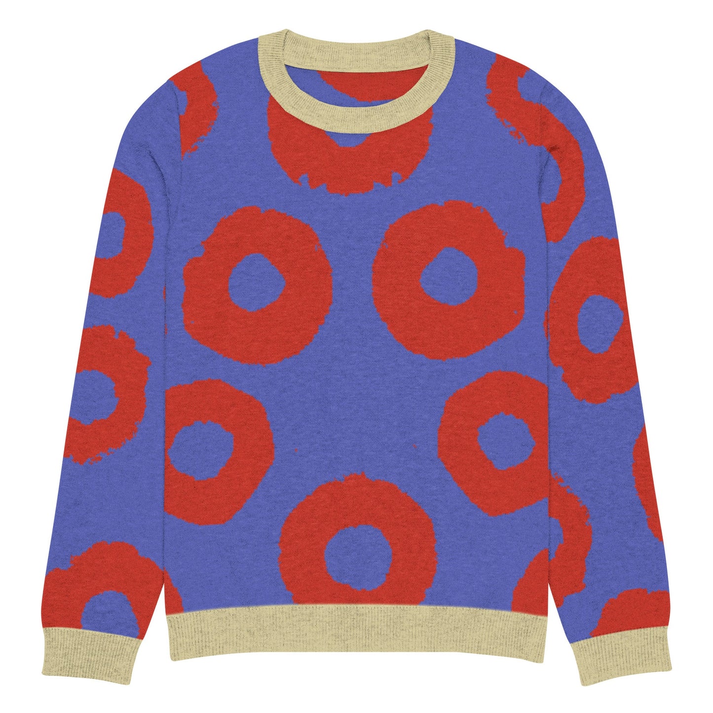 Phish Donut knitted crew neck sweater