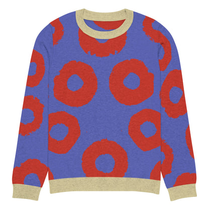 Phish Donut knitted crew neck sweater