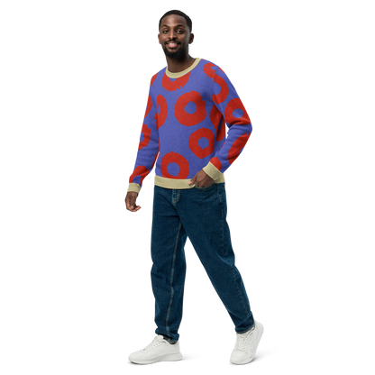 Phish Donut knitted crew neck sweater