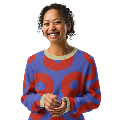 Phish Donut knitted crew neck sweater