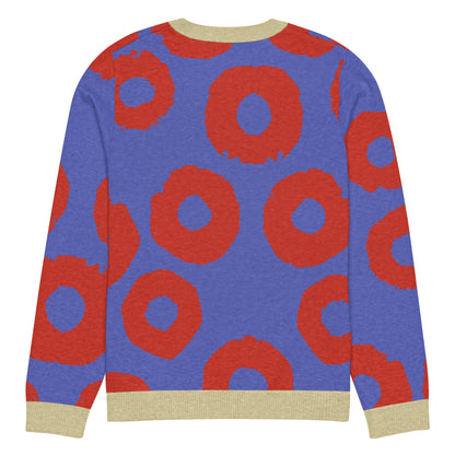 Phish Donut knitted crew neck sweater