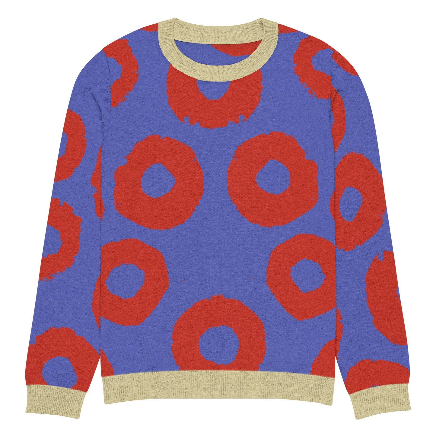 Phish Donut knitted crew neck sweater
