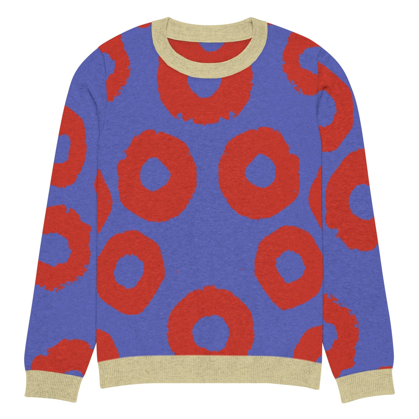 Phish Donut knitted crew neck sweater