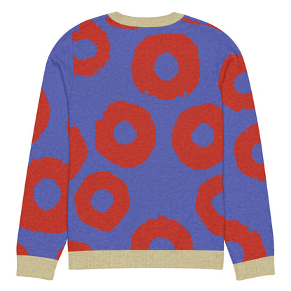 Phish Donut knitted crew neck sweater