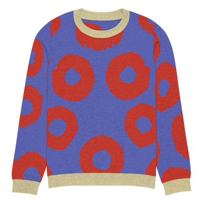 Phish Donut knitted crew neck sweater