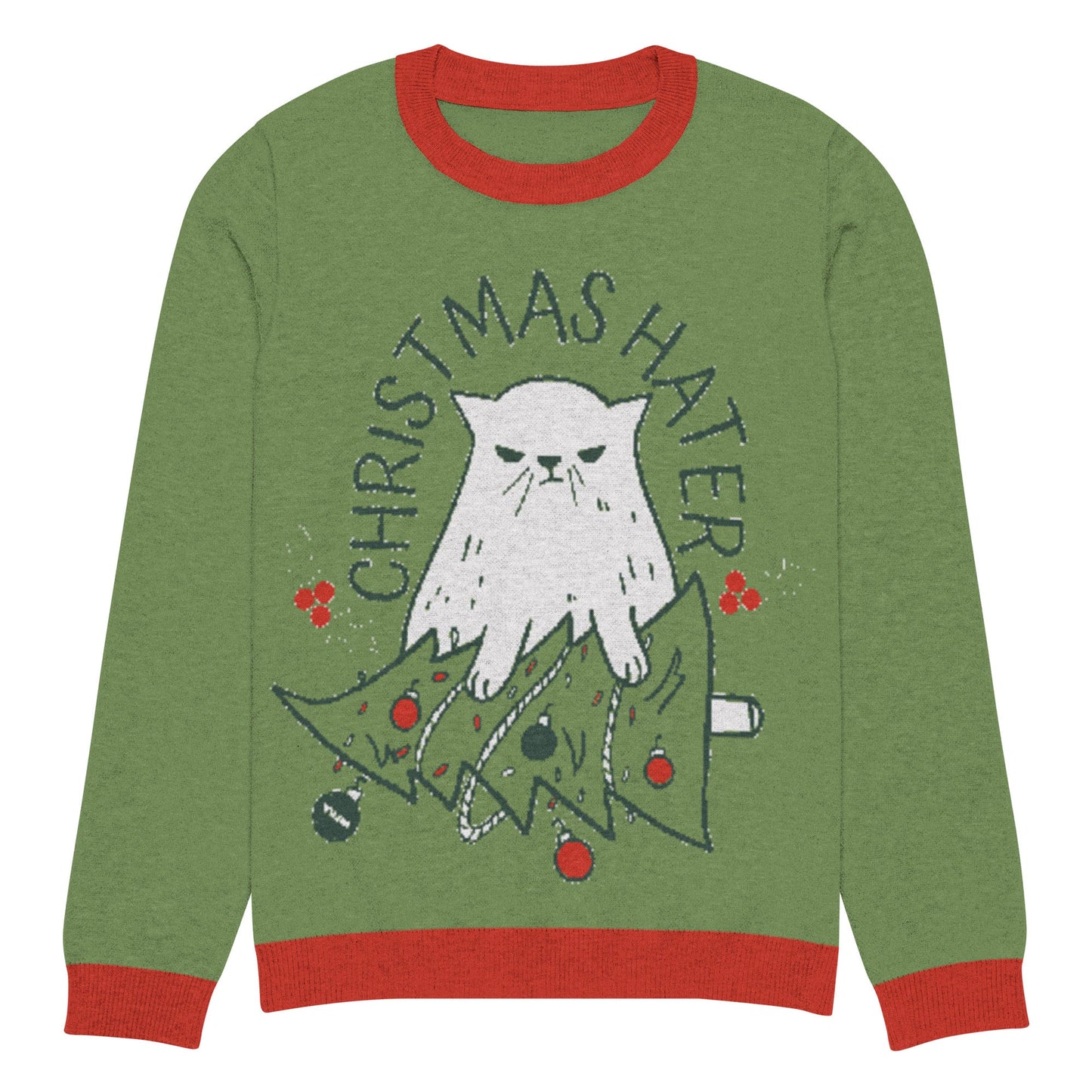 Christmas Hater Cat Sweatshirt