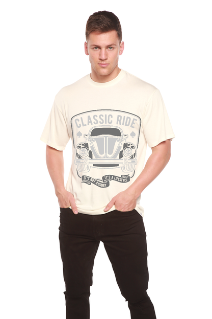 Classic Ride Men's Bamboo Viscose/Organic Cotton Short Sleeve Graphic T-Shirt
