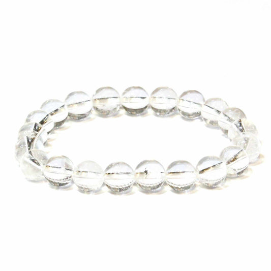 Clear Quartz Round Bead Bracelet - The Master Healer