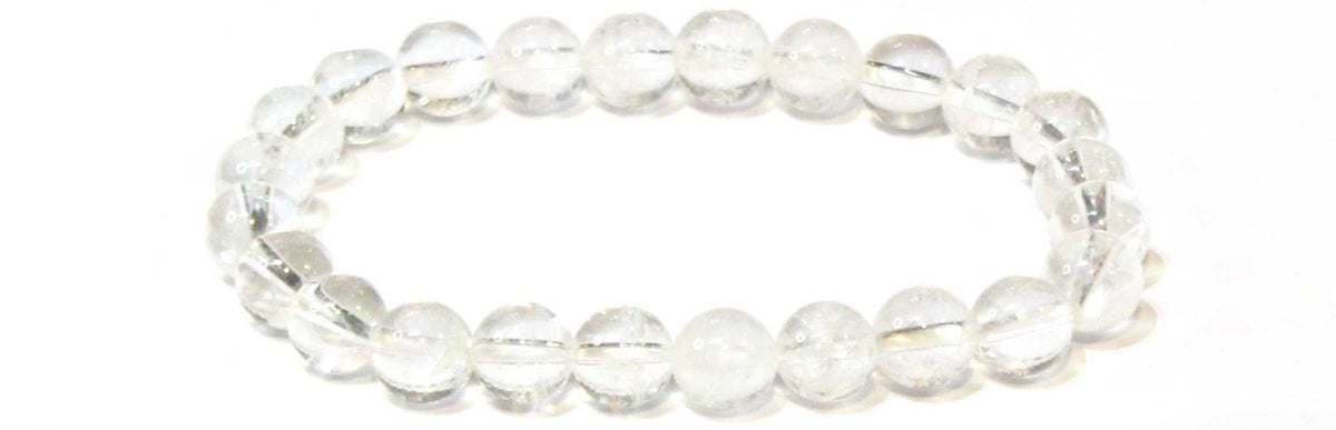Clear Quartz Round Bead Bracelet - The Master Healer