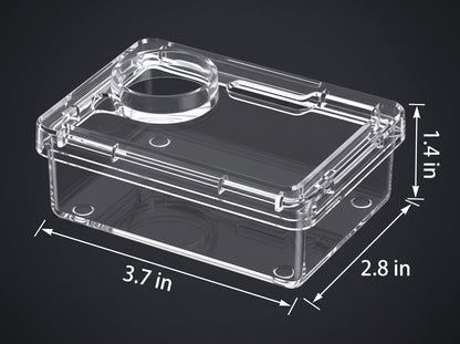 Escape-Proof Reptile Live Feeder with Built-In Supplement Well