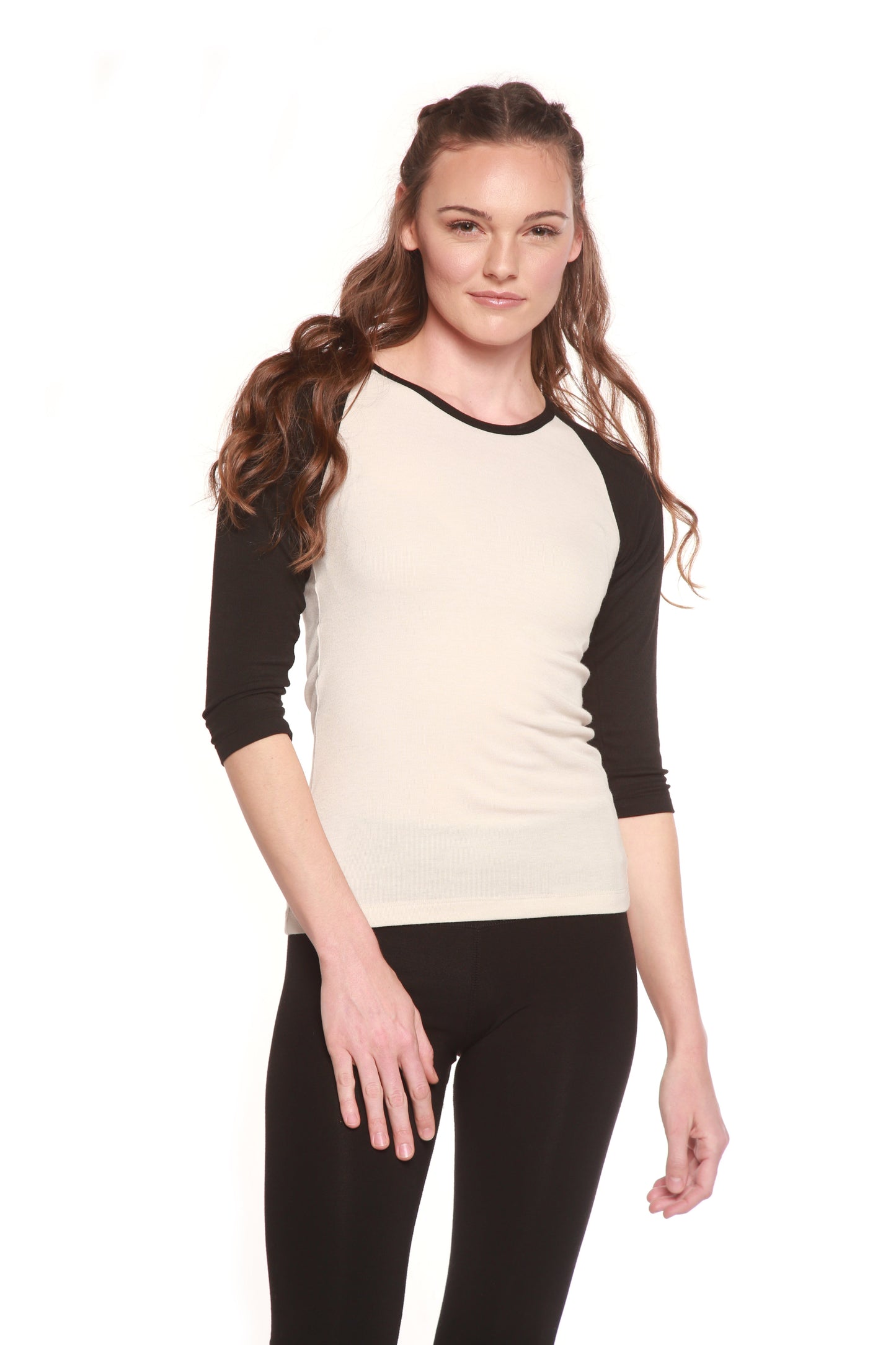 Clearance Women's Bamboo Viscose/Sorona 3/4 Sleeve T-Shirt