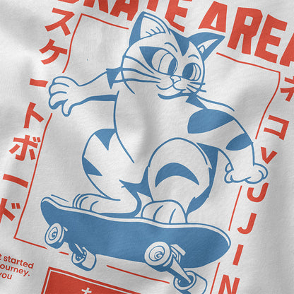 Skate Area Cat T-Shirt