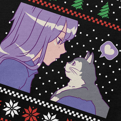 Best Company Cat Christmas Ugly Sweatshirt