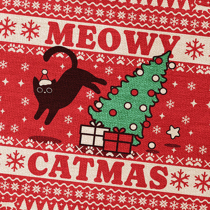 Meowy Christmas Ugly Sweatshirt