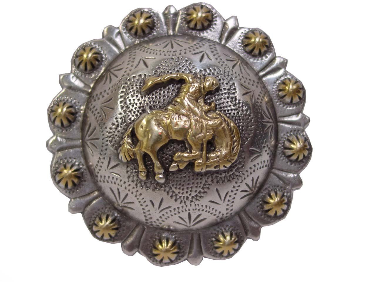 AJ Tack Bucking Bronc Rider Berry Concho