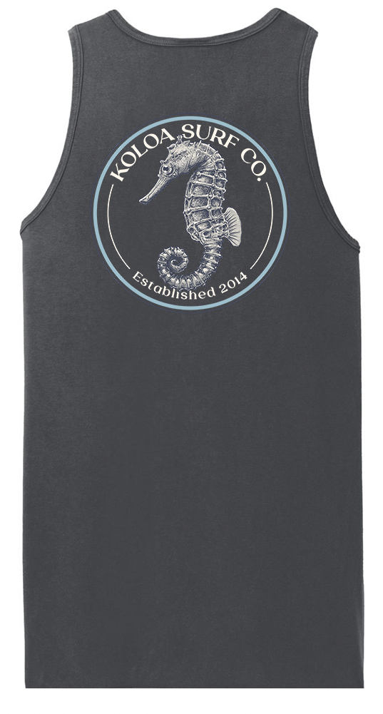 Koloa Seahorse Pigment-Dyed Tank Top