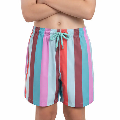 Coastal Cabana, Zest Boys Hybrid Short, Swim and Play Trunk