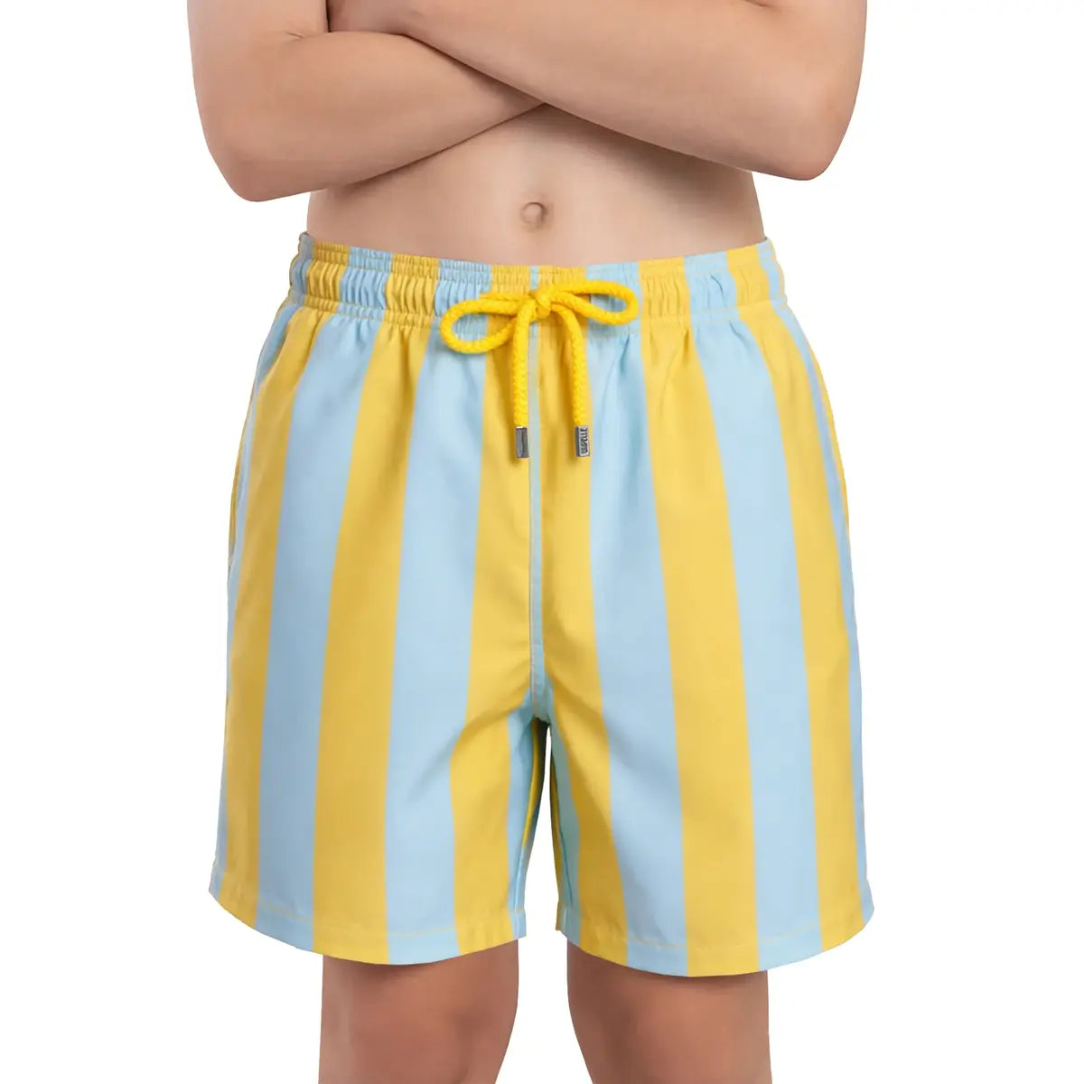 Coastal Cabana, Sun and Sky Boys Hybrid Short, Swim and Play Trunk
