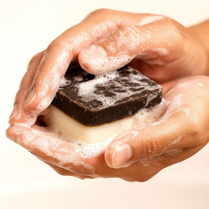 Lavender Upcycled Coffee Soap – Cleanse + Hydrate