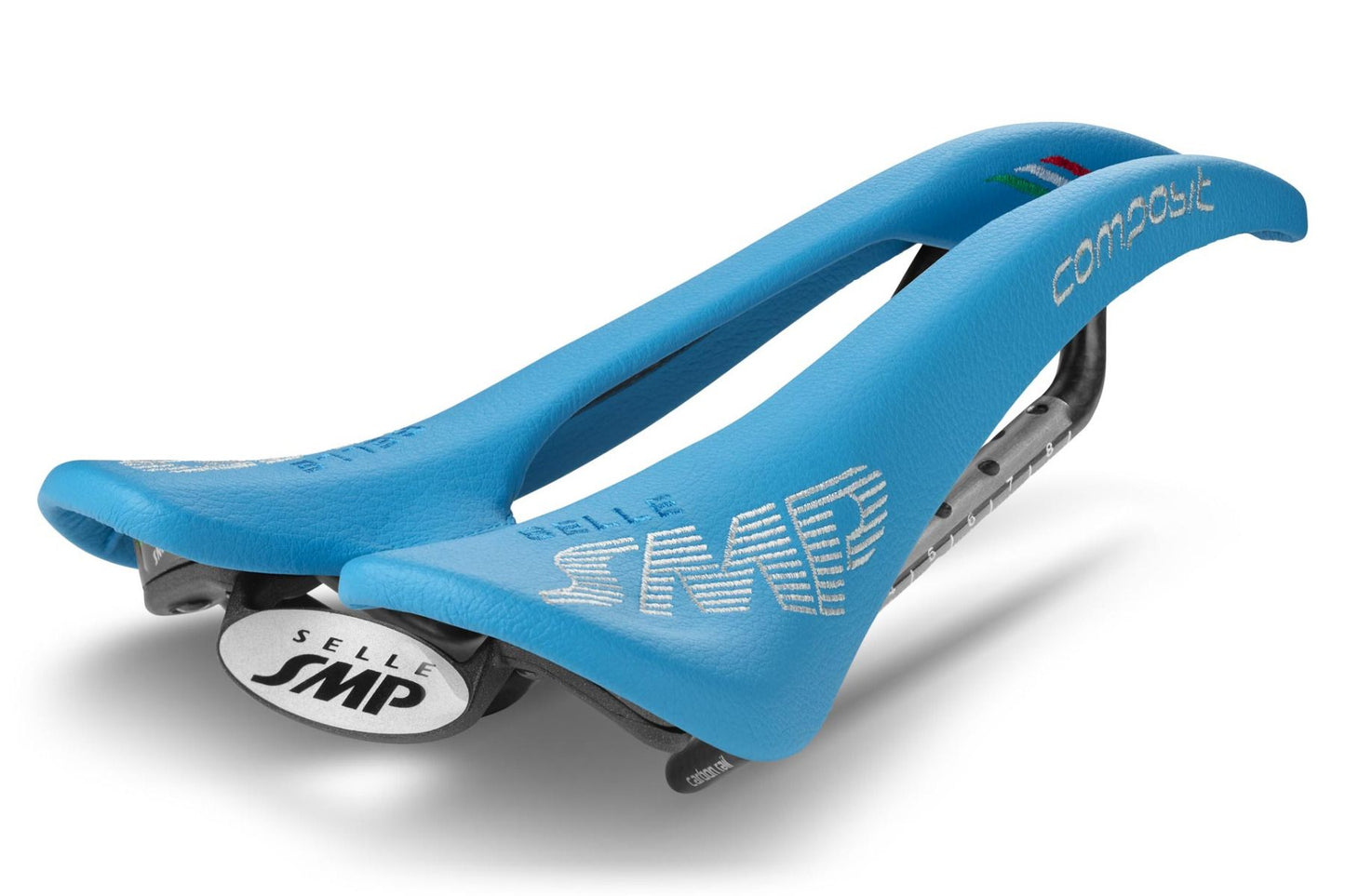 Selle SMP Composit Saddle with Carbon Rails (Light Blue)