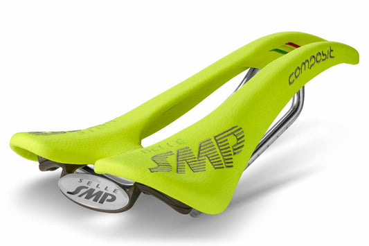 Selle SMP Composit Saddle with Steel Rails (Fluro Yellow)