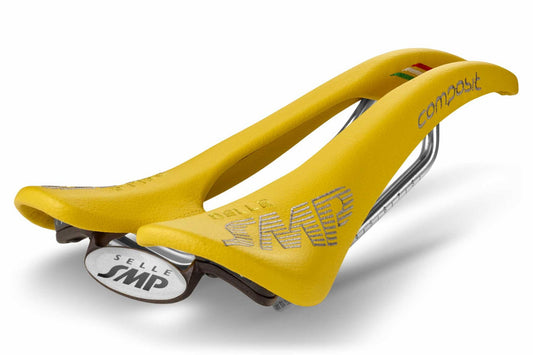 Selle SMP Composit Saddle with Steel Rails (Yellow)