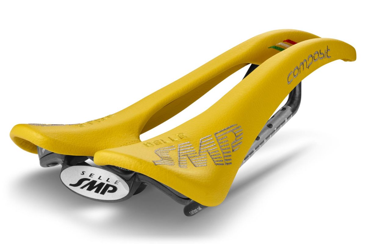 Selle SMP Composit Saddle with Carbon Rails (Yellow)