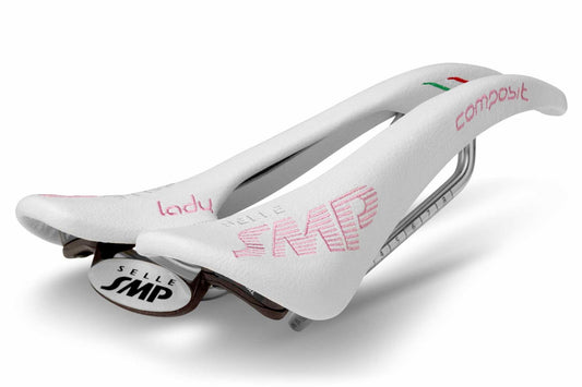 Selle SMP Composit Saddle with Steel Rails (Lady White)