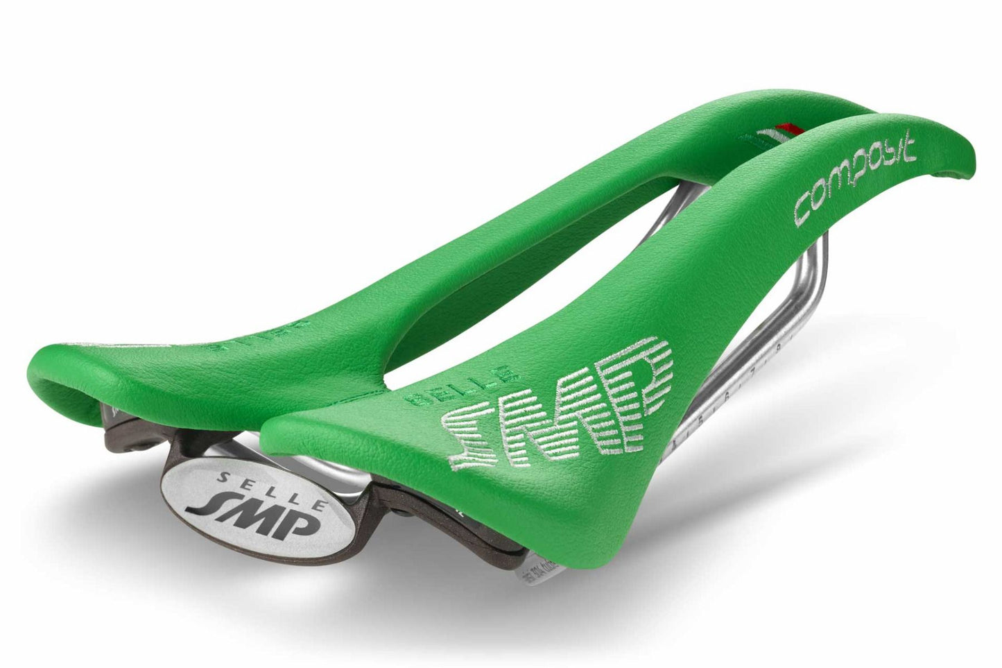 Selle SMP Composit Saddle with Steel Rails (Green)